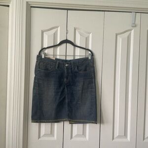 Blue Jean short skirt